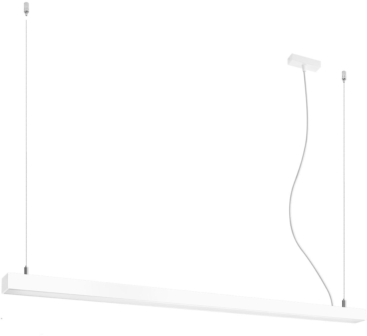 Thoro Lighting Pinne lampada sospesa 1x39 W bianco-opale TH.083
