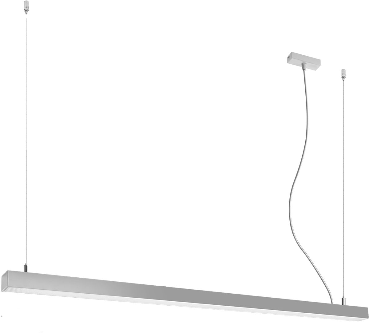Thoro Lighting Pinne lampada sospesa 1x39 W grigio/cenere-opale TH.088