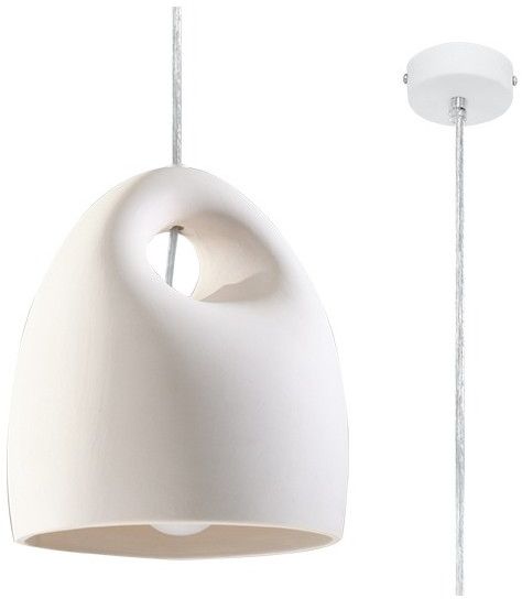 Sollux Lighting Bukano lampada sospesa 1x60 W bianco SL.0842