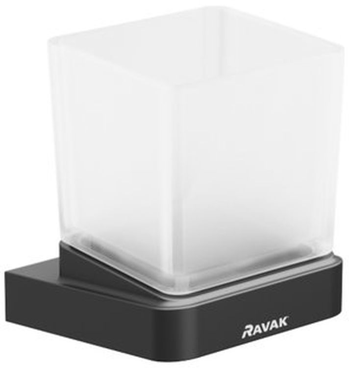 Ravak 10° portaspazzolini bianco-nero X07P557