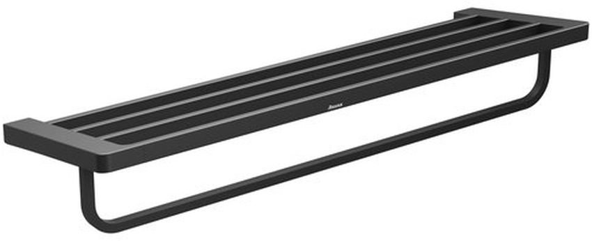 Ravak 10° mensola per asciugamani nero X07P563
