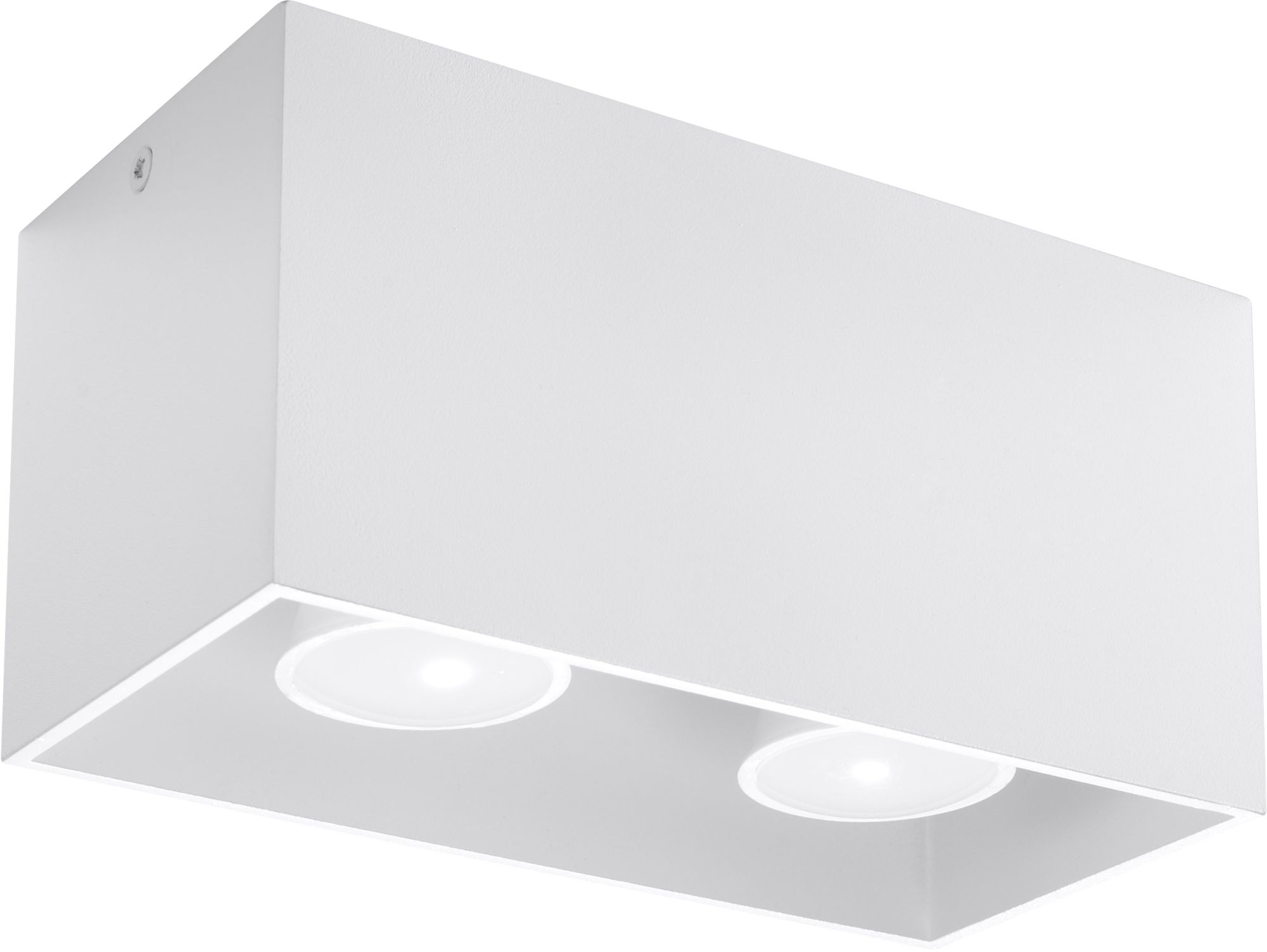 Sollux Lighting Quad Maxi lampada da soffitto 2x40 W bianco SL.0380