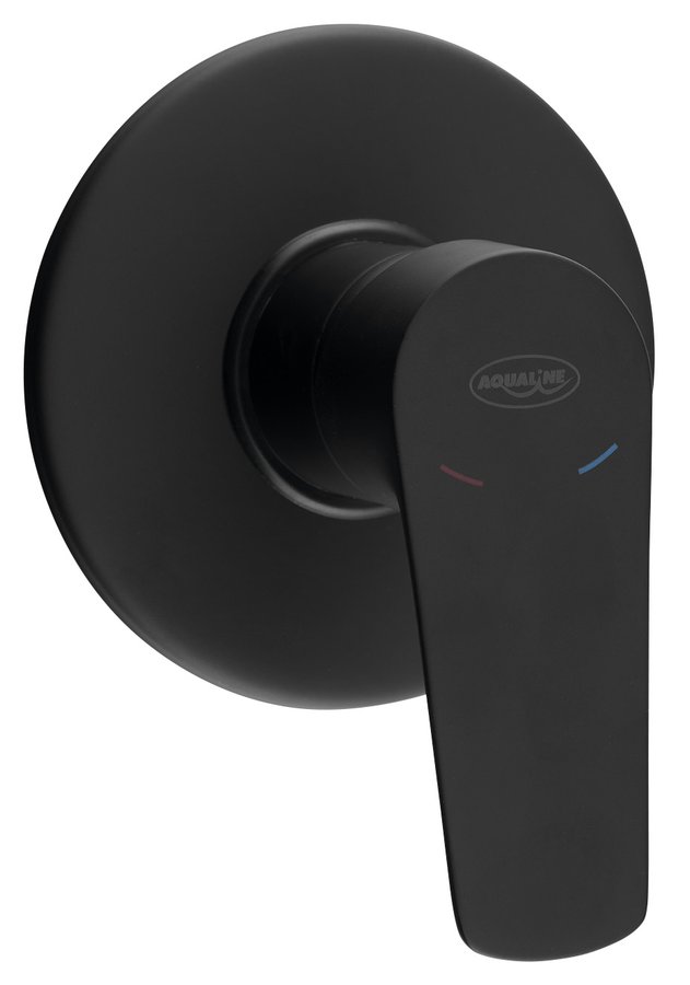 Aqualine Lotta rubinetto per doccia da incasso nero LT741B