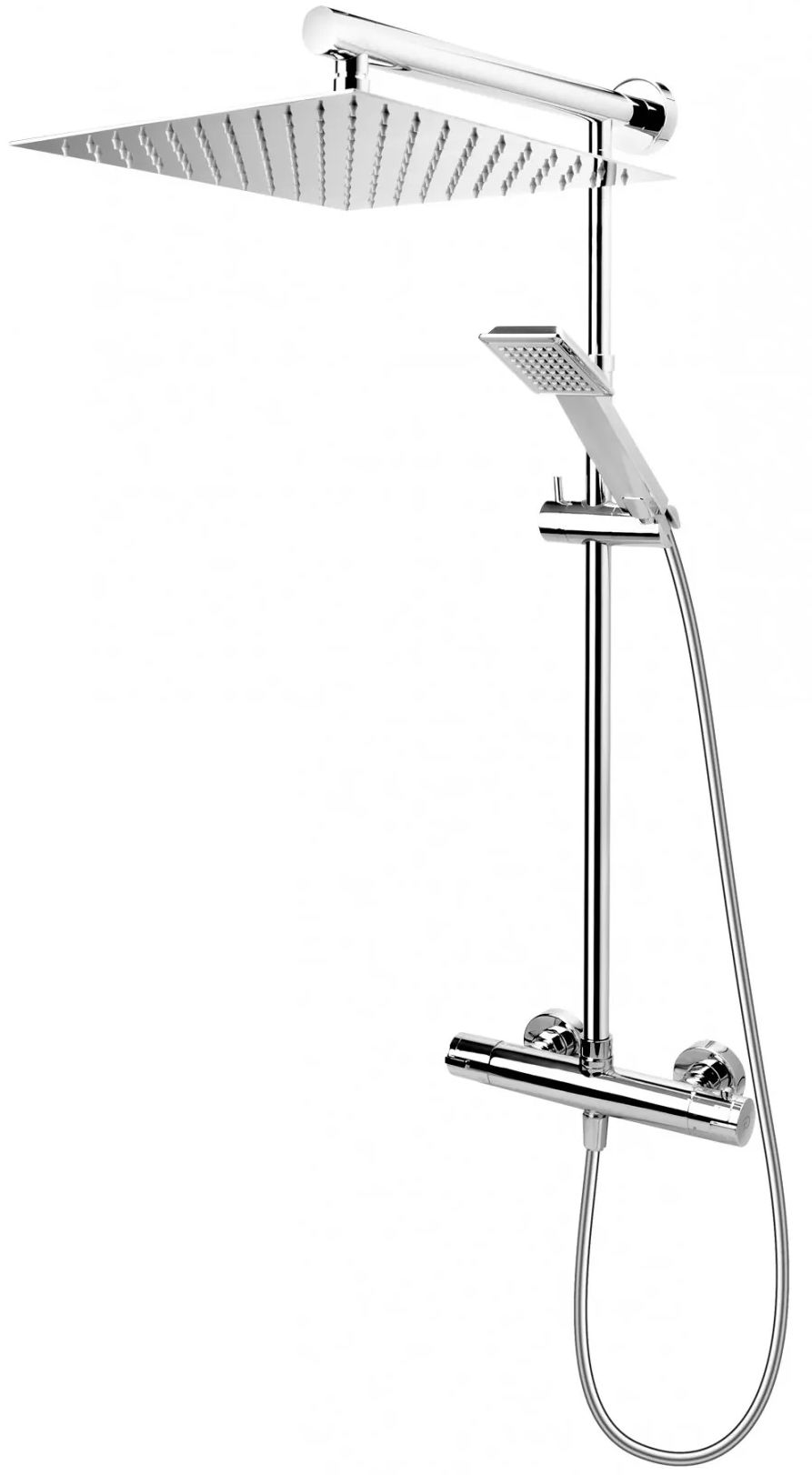 FDesign Anima set doccia a parete con termostato con soffione cromo FD5-ANQ-7U-11