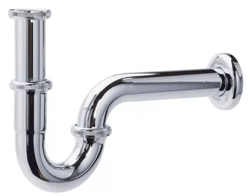 FDesign Kleome sifone per lavabo a tubo cromo FD7-201-11