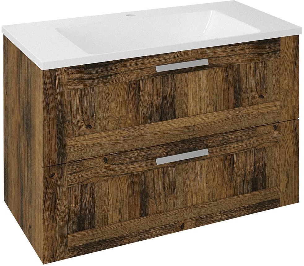 Sapho Amia armadietto 89x45x60 cm sottolavabo sospeso rovere-legno AM090-1919