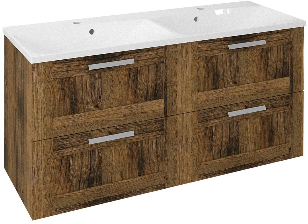 Sapho Amia armadietto 119.5x45x60 cm sottolavabo sospeso rovere-legno AM120-1919