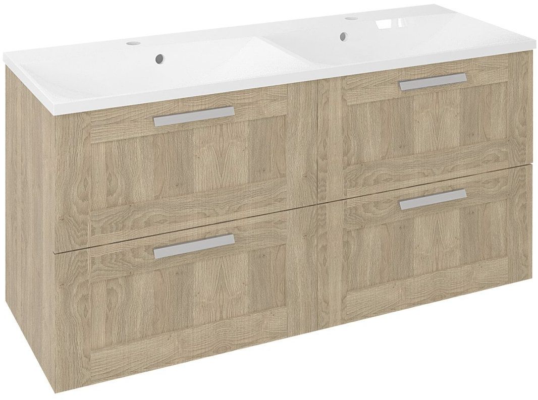 Sapho Amia armadietto 119.5x45x60 cm sottolavabo sospeso rovere-legno AM120-2020
