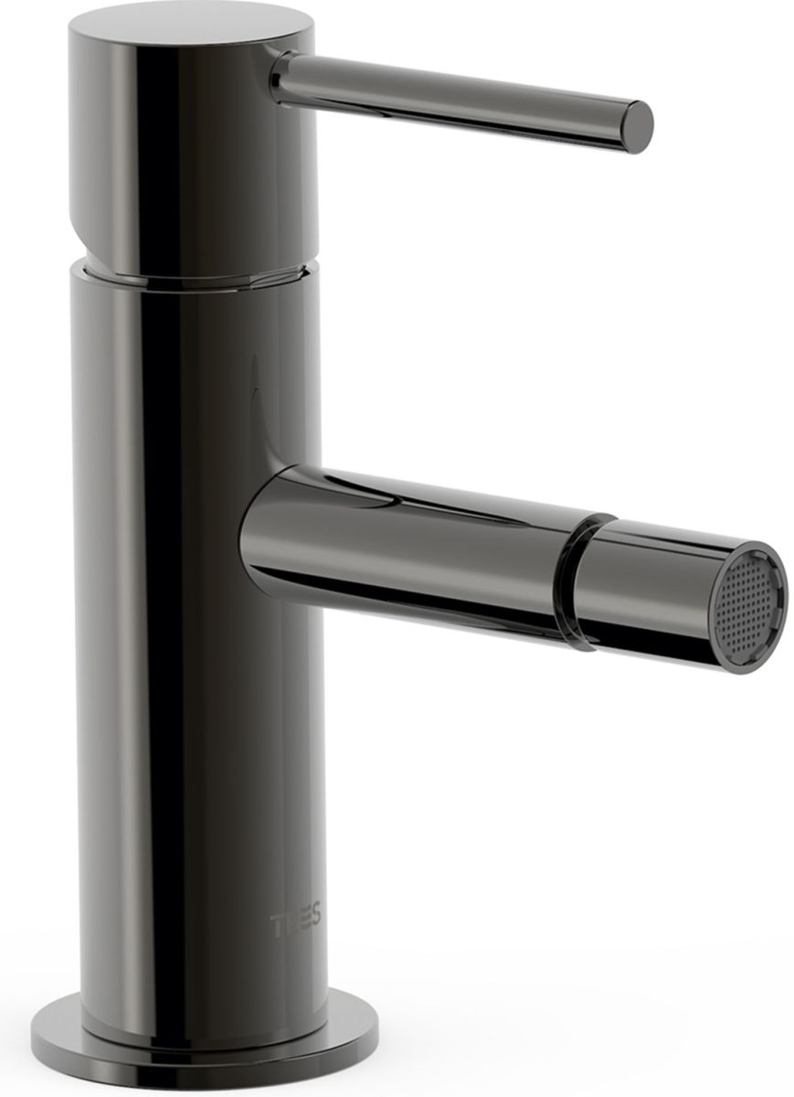 Tres Griferia rubinetto per bidet verticale nero 06212001KM