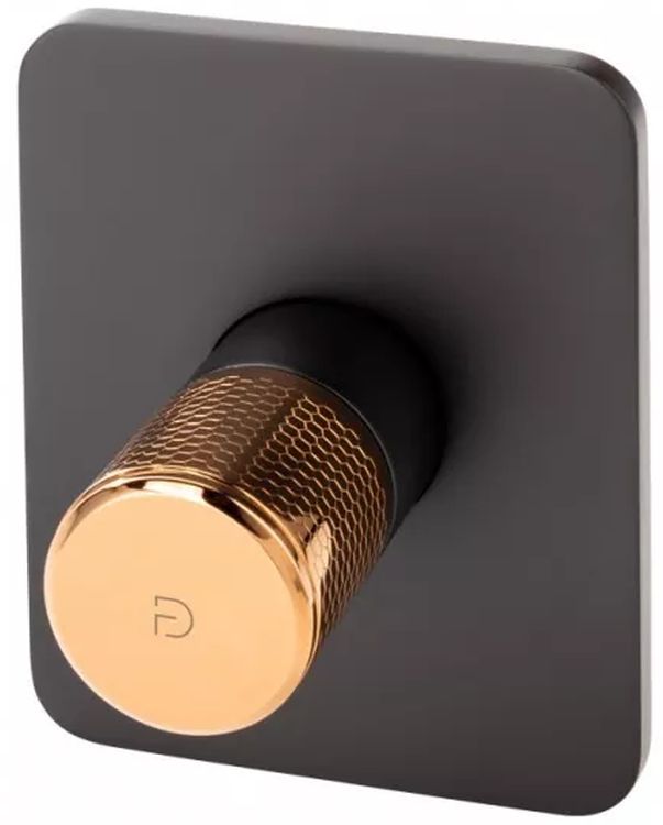 FDesign Ardesia rubinetto per doccia da incasso nero-oro FD1-ARD-7PA-25