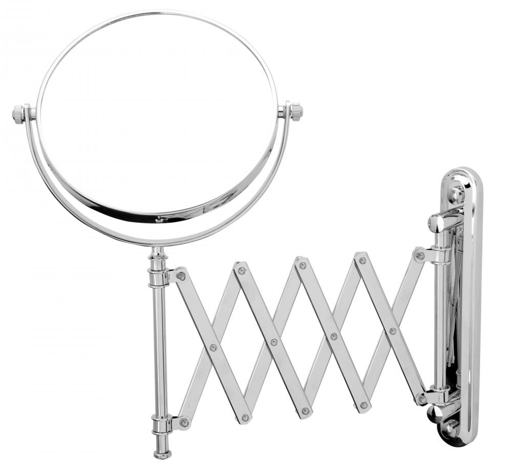 FDesign Travel specchietto per trucco 15x50.4 cm rotonda cromo FD6-TRL-50-11