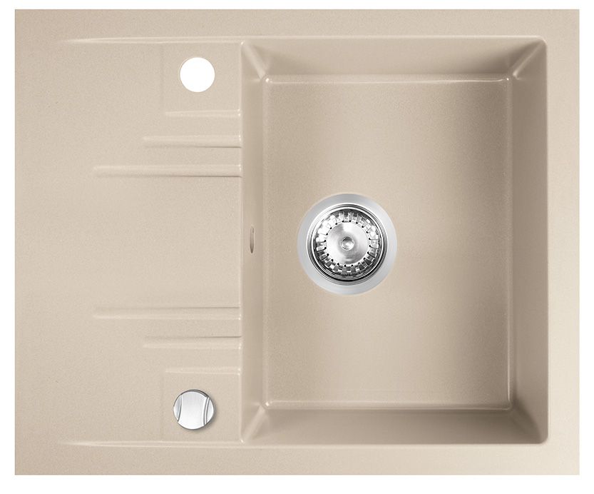 FDesign Carioca lavello in granito 58x48 cm beige FD9-12-4858-88