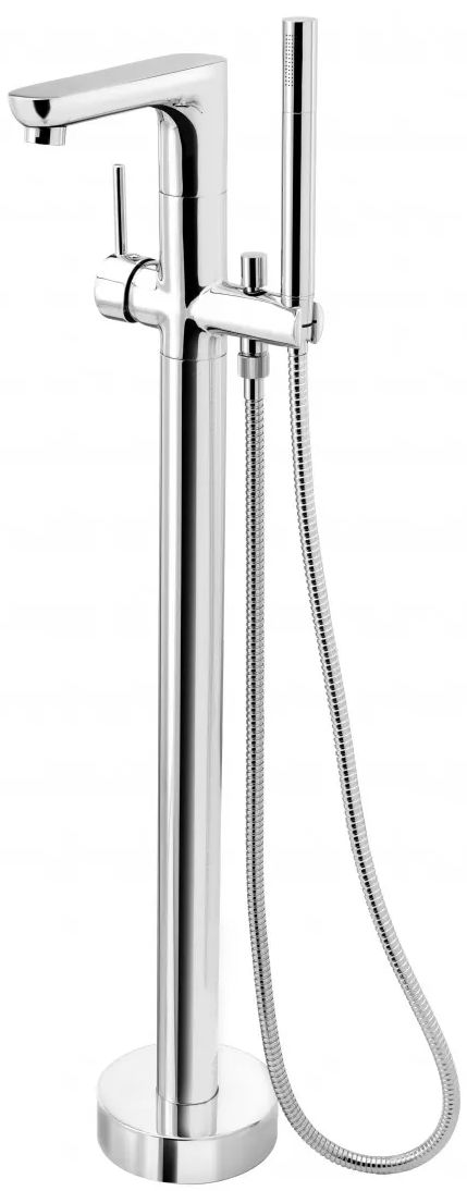 FDesign Flusso rubinetto per vasca e doccia a terra cromo FD1-FLS-11F-11