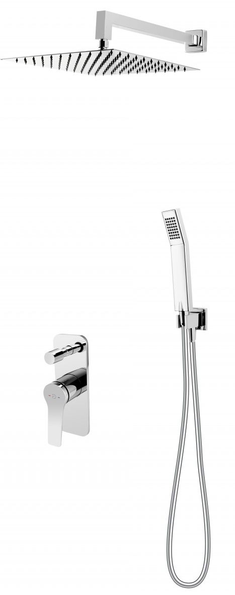 FDesign Seppia set doccia da incasso con soffione cromo FD1-SPA-7PSET-11