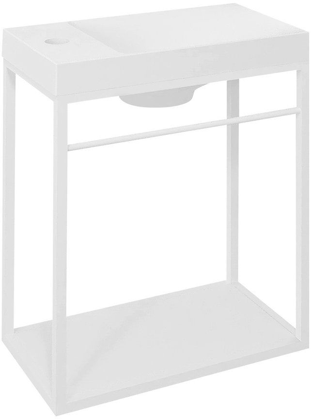 Sapho Crest consolle 39.5x21.7x45 cm bianco AR502