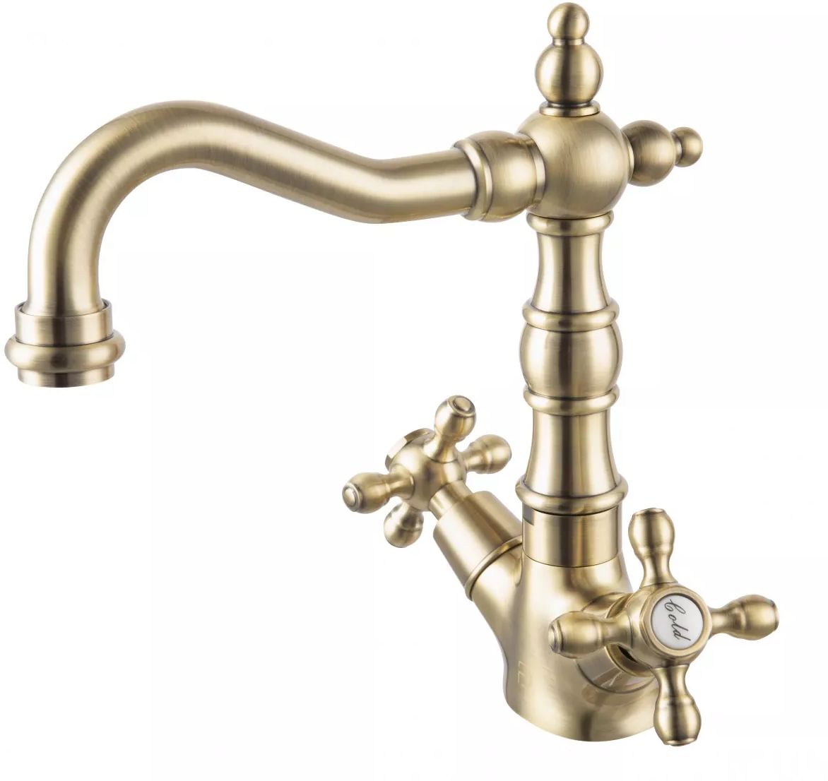 FDesign Lacrima rubinetto da cucina verticale marrone FD1-LRA-4-66