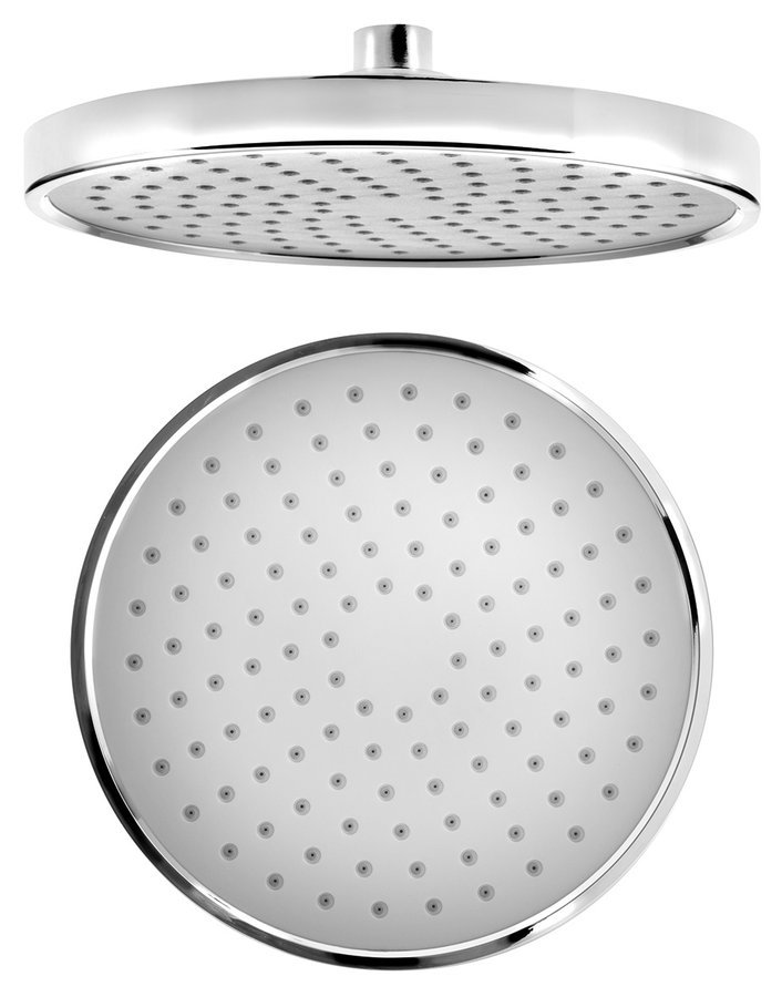 Aqualine soffione doccia 20x20 cm rotonda cromo SC121