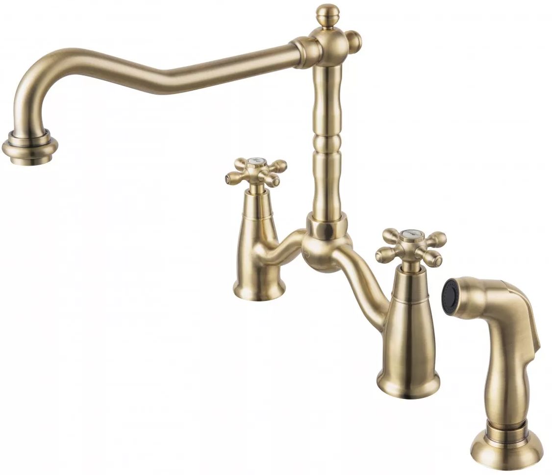FDesign Lacrima rubinetto da cucina verticale marrone FD1-LRA-8-66