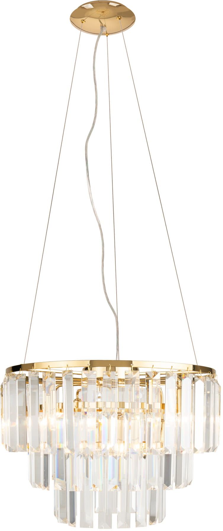 MaxLight Monaco lampada sospesa x40 W oro P0423