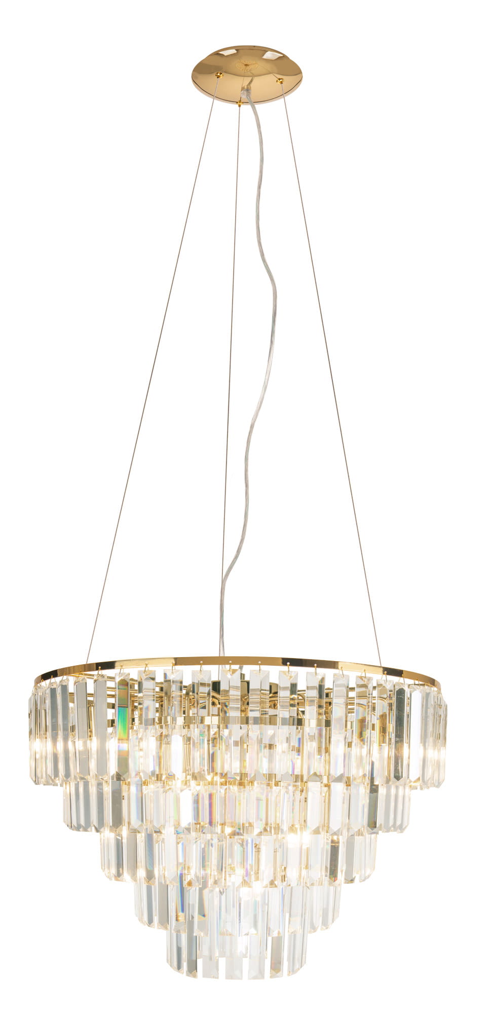 MaxLight Monaco lampada sospesa x40 W oro P0424