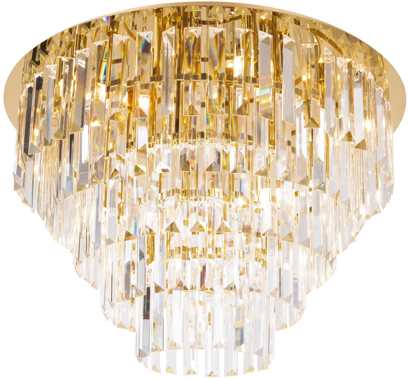 MaxLight Monaco lampada da soffitto x40 W oro C0206