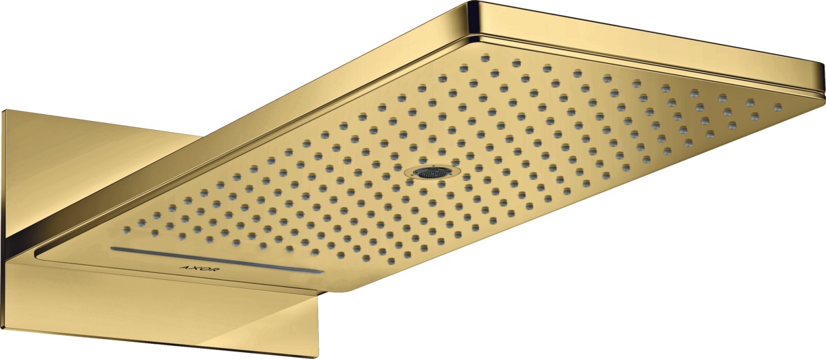 Axor ShowerSolutions soffione doccia 58x25.8 cm rettangolare oro 35283990
