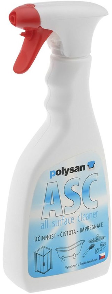 Polysan Asc detergente per vasche, piatti doccia e box doccia 500 ml 94000