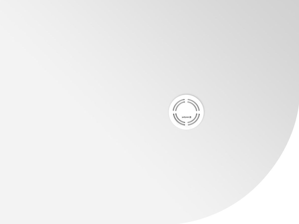 Polysan Flexia piatto doccia semicircolare 120x90 cm bianco 91371