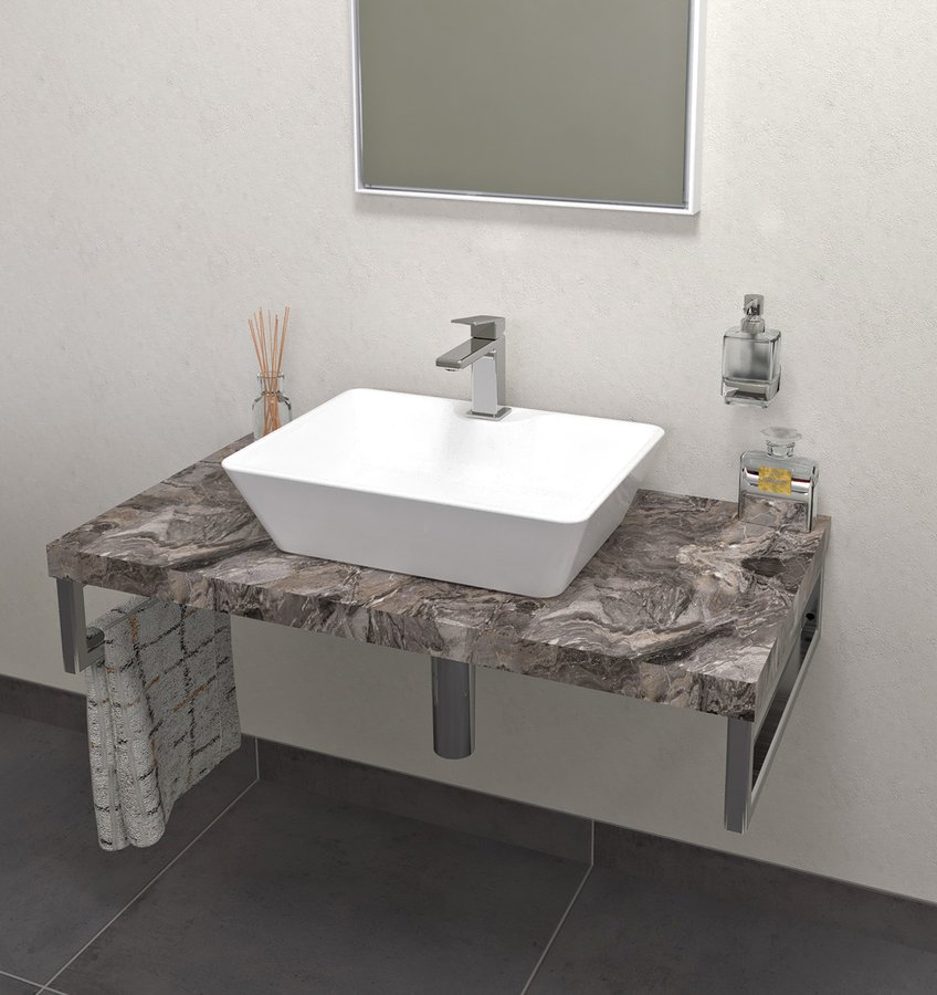Sapho Avice piano 100x49.5 cm grigio AV1010