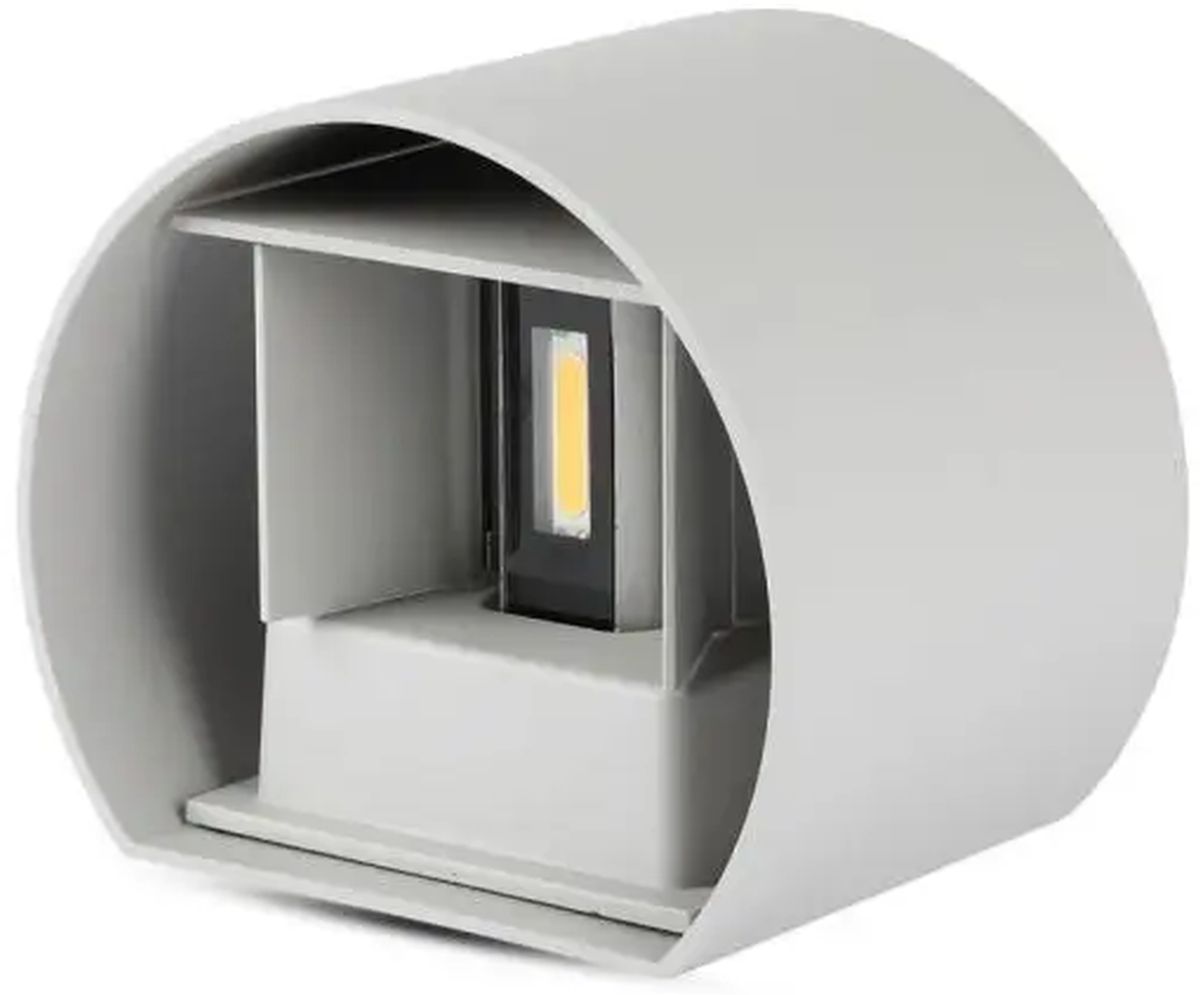 V-TAC lampada da parete per esterni 1x6 W grigio 7083