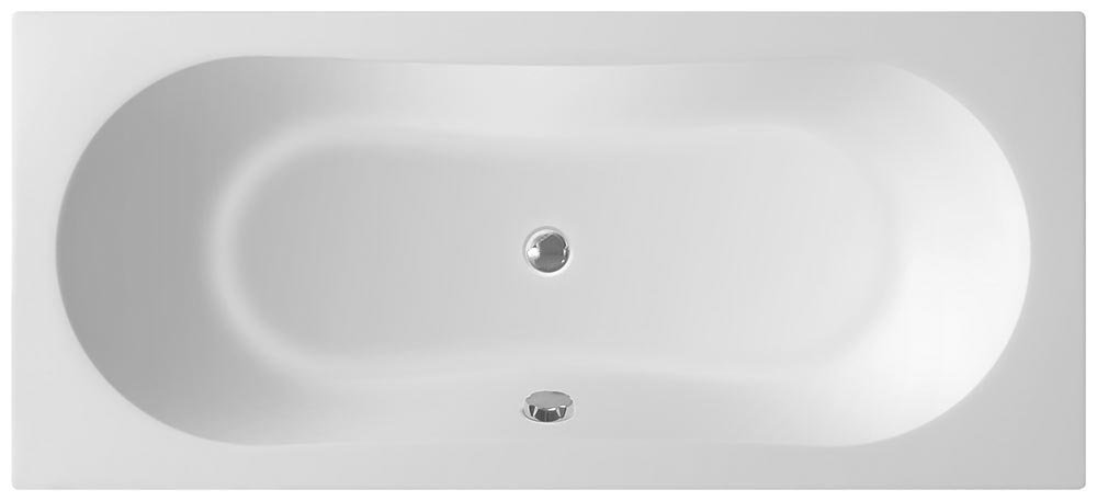Aqualine Jizera vasca da bagno rettangolare 180x80 cm bianco G1880