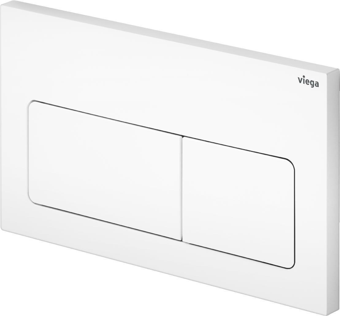 Viega Visign placca di comando per WC bianco 773731