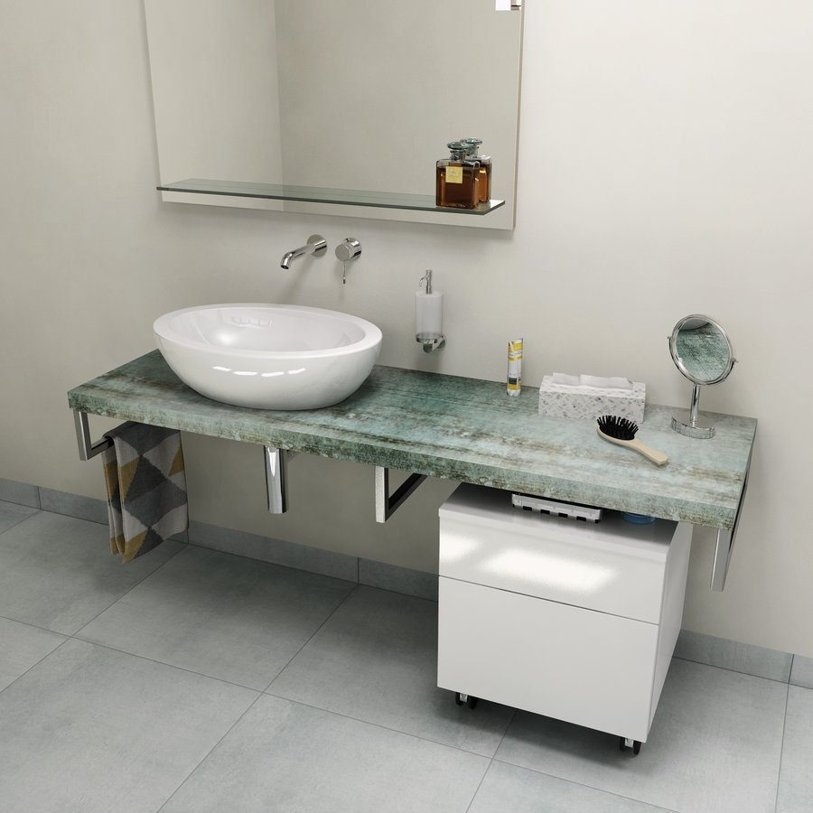 Sapho Avice piano 120x49.5 cm grafite-blu AV126