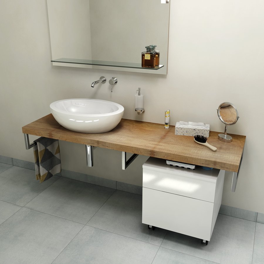 Sapho Avice piano 130x49.5 cm grafite-legno AV138