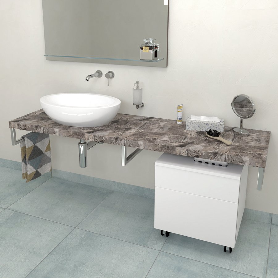 Sapho Avice piano 140x49.5 cm grigio AV1410