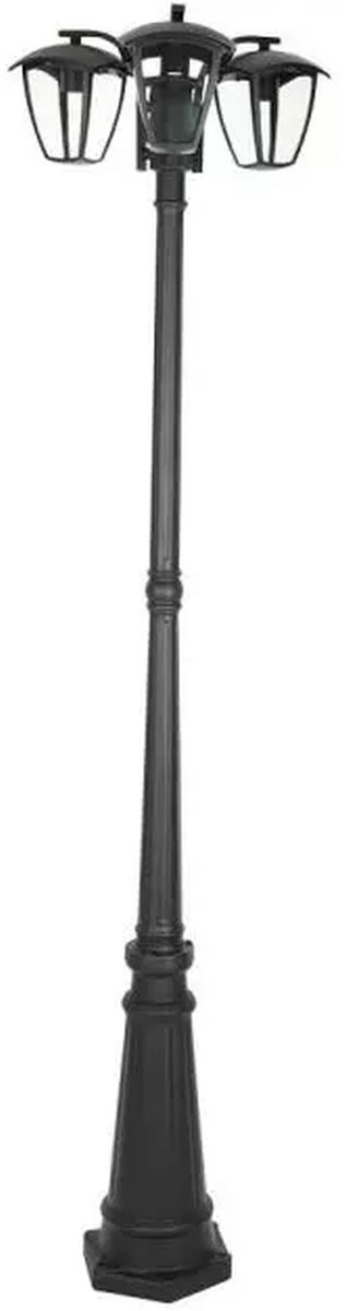 V-TAC lampada da terra per esterni 3x60 W nero 7063