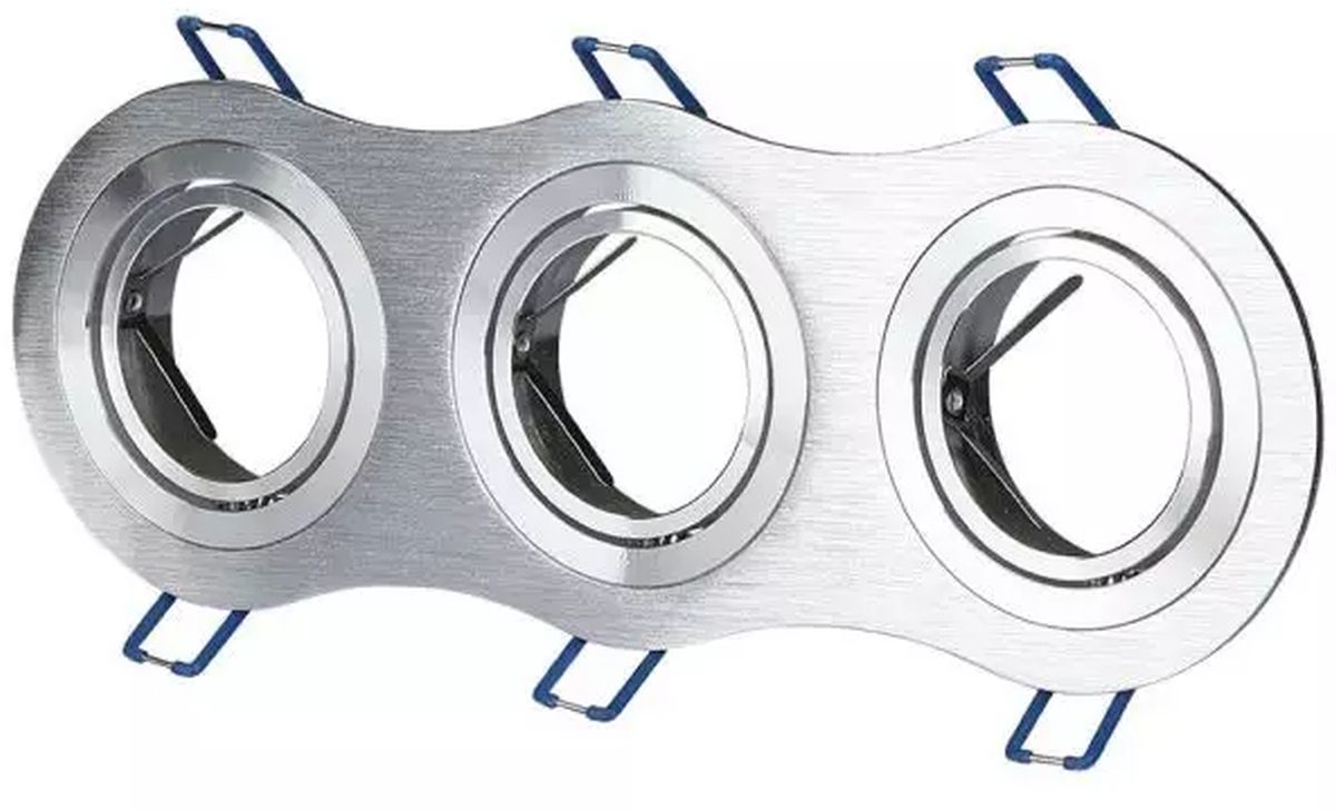 V-TAC lampada da incasso 3x W alluminio 3604