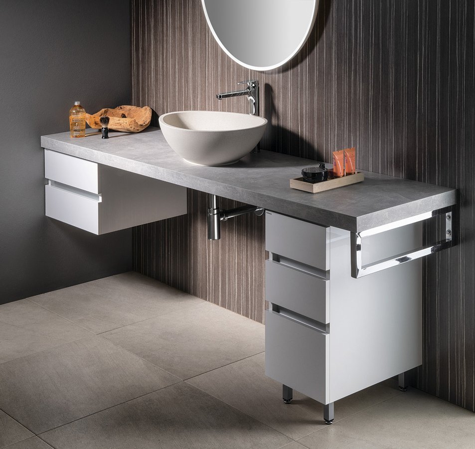 Sapho Avice piano 170x49.5 cm grafite-grigio AV177