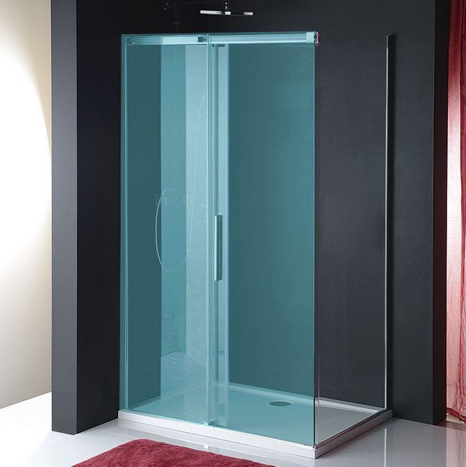 Polysan Altis Line parete doccia 80 cm cromo lucida/vetro trasparente AL5915C