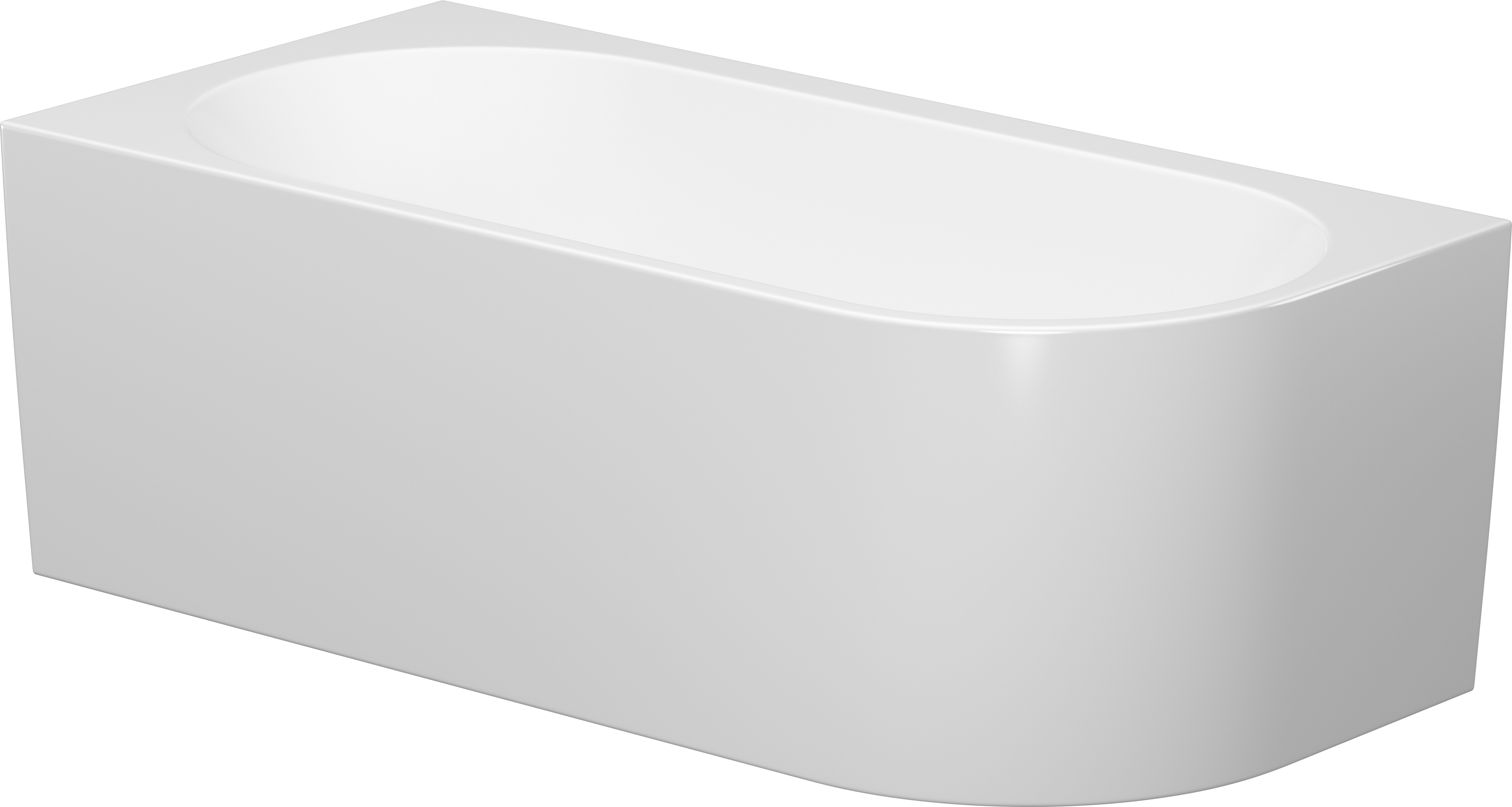 Cersanit Crea vasca da bagno freestanding 170x82 cm ovale bianco S301-329