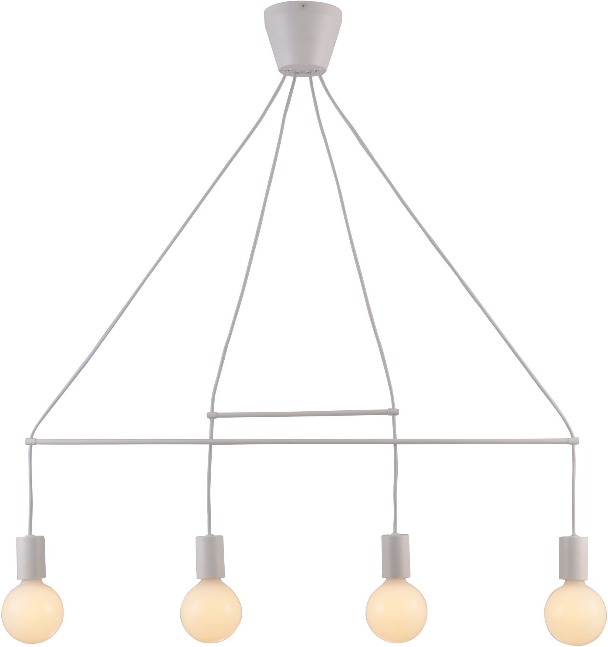 Candellux Alto lampada sospesa 4x40 W bianco 34-70906