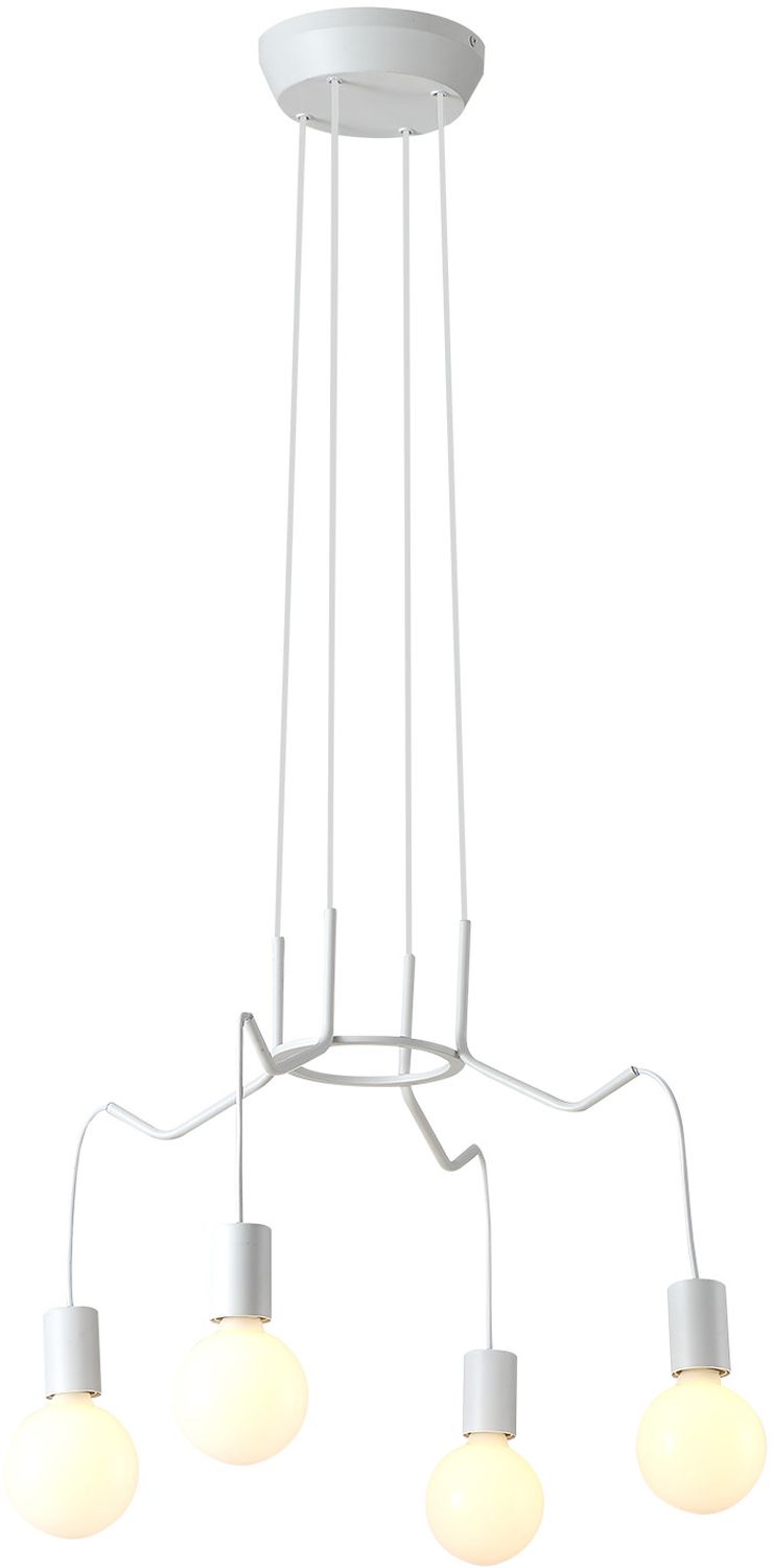 Candellux Basso lampada sospesa 4x40 W bianco 34-71002