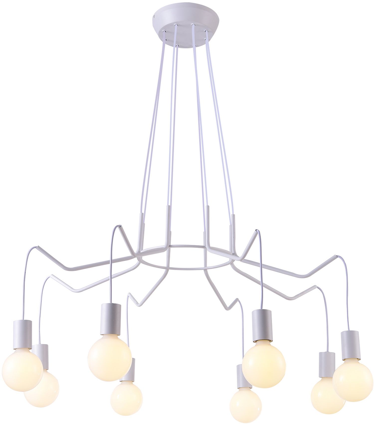 Candellux Basso lampada sospesa x40 W bianco 38-71040