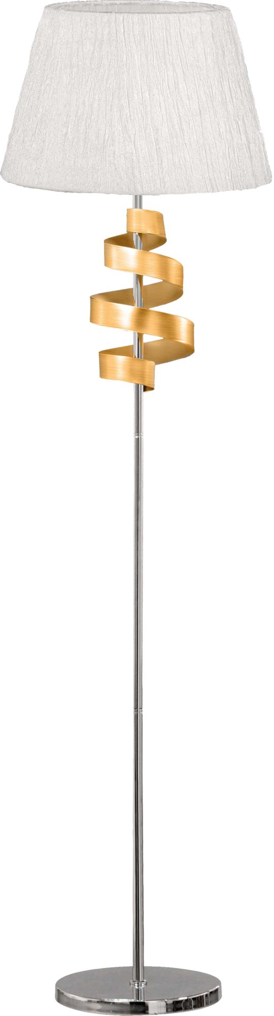 Candellux Denis lampada da terra 1x60 W cromo-oro 51-23506