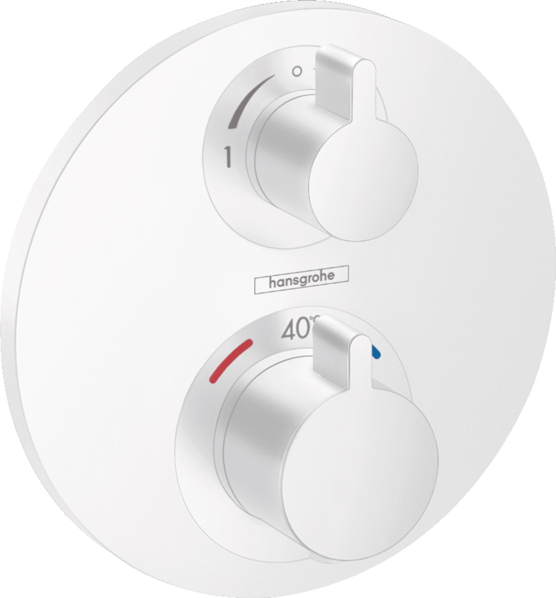 Hansgrohe Ecostat rubinetto per vasca e doccia da incasso con termostato bianco 15758700