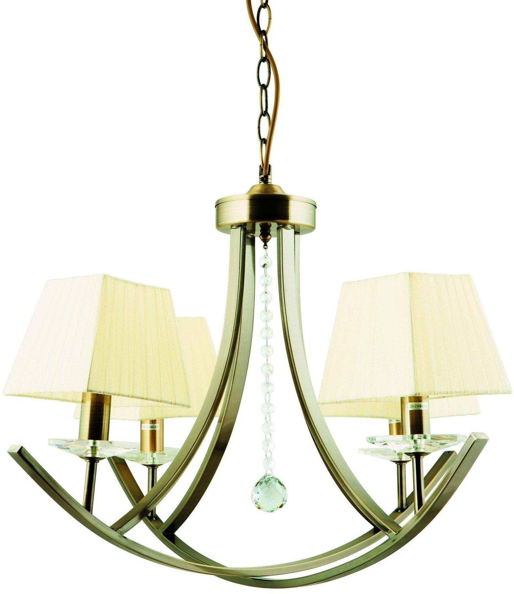 Candellux Valencia lampada sospesa 4x40 W verderame-giallo 34-84555