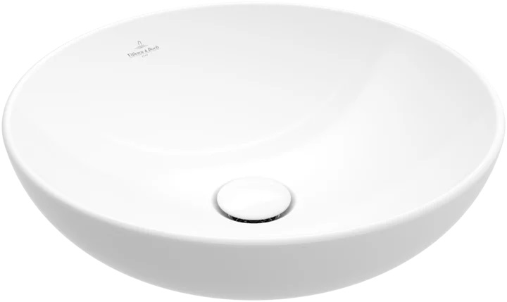 Villeroy & Boch Loop & Friends lavabo 42x42 cm rotonda da appoggio bianco 4A4600R1