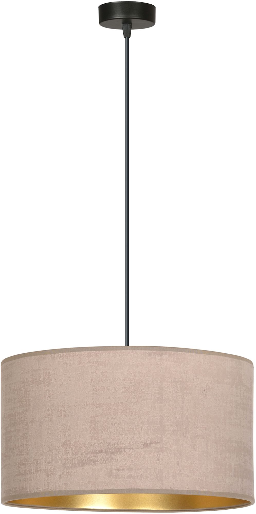 Emibig Hilde lampada sospesa 1x15 W nero-rosa-oro 1053/1