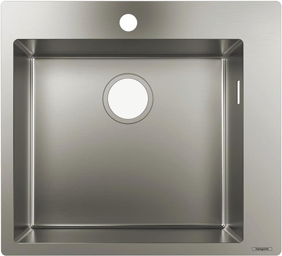 Hansgrohe S 71 lavello in acciaio 55x50 cm 43301800