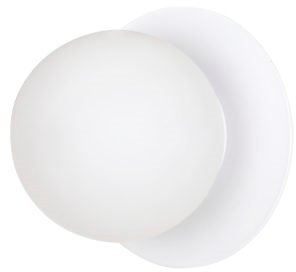 Emibig Minerva lampada da parete 1x10 W bianco 613/K1